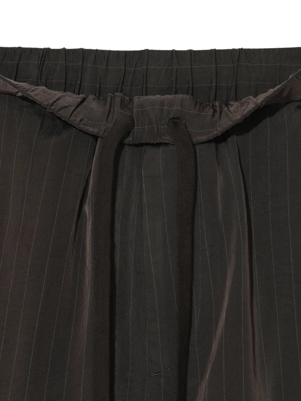 Undercover Shorts met krijtstreep geborduurd logo Bruin