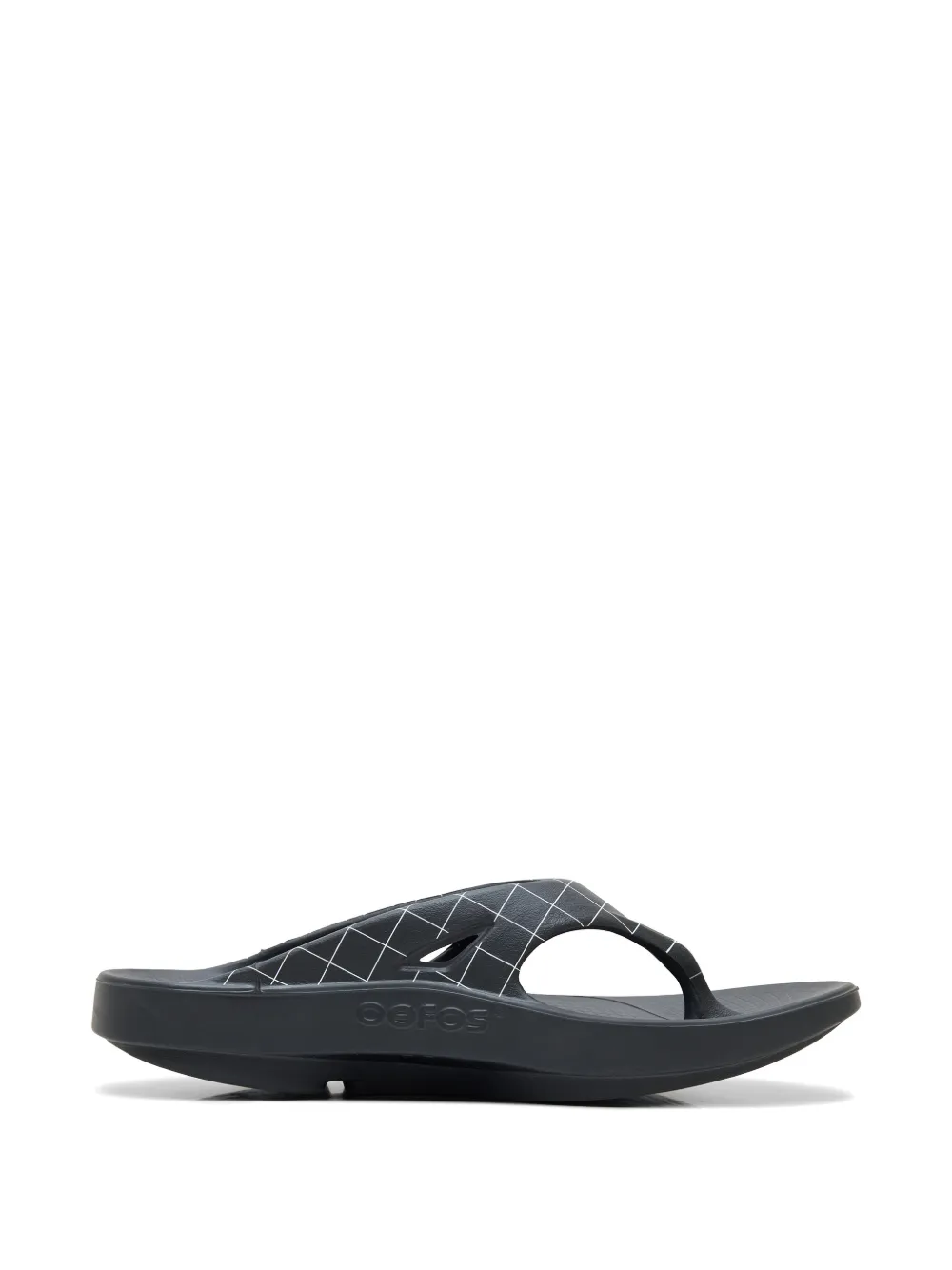 Undercover grid-print sandals - Black
