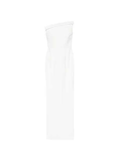 The New Arrivals Ilkyaz Ozel Fuji bow-detail maxi dress