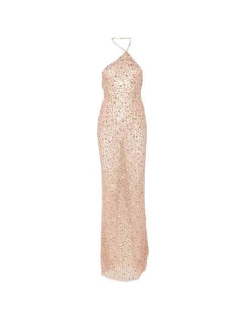 The New Arrivals Ilkyaz Ozel vestido largo con lentejuelas