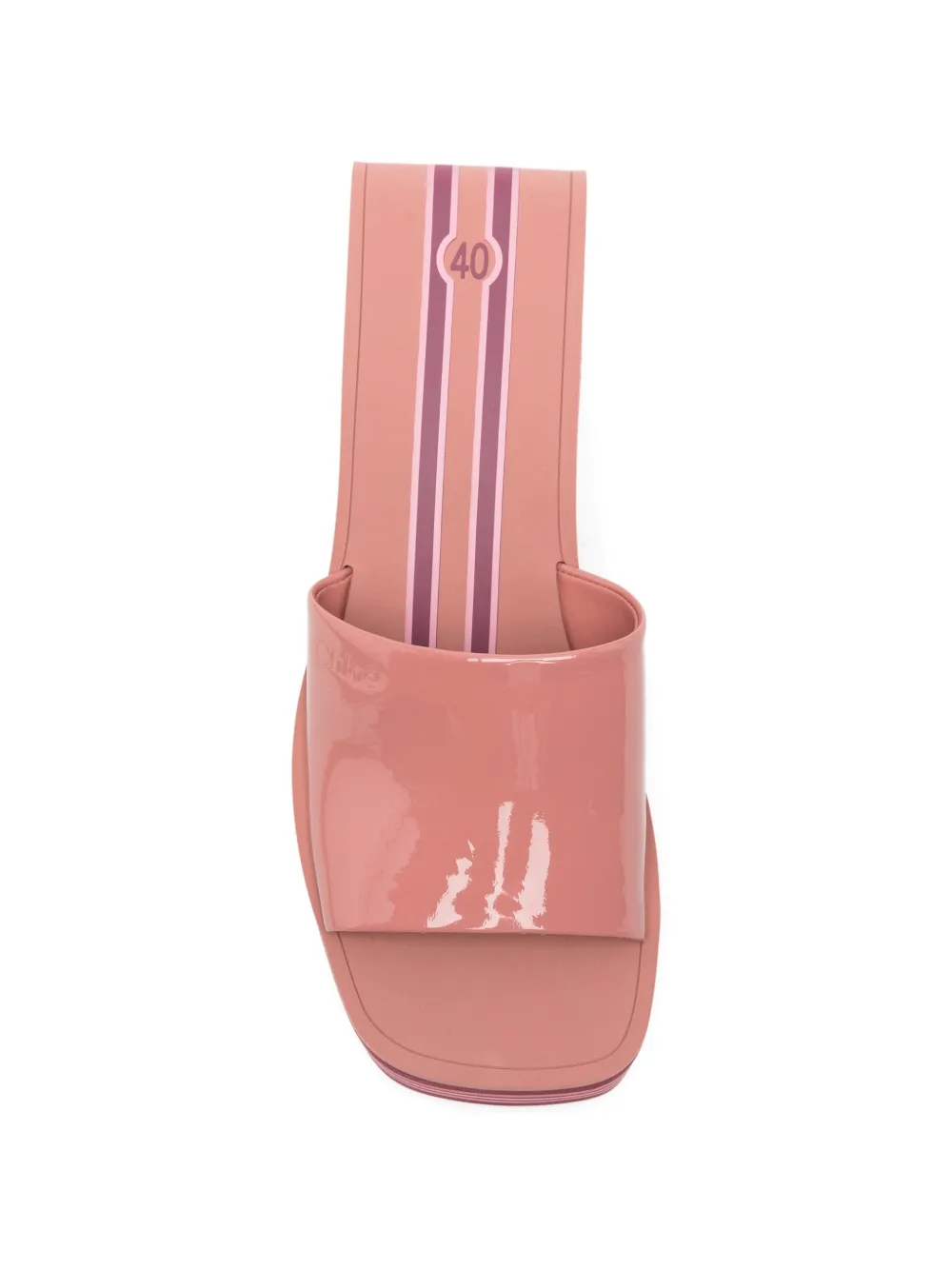 Chloé Swimming wedge sandals Roze