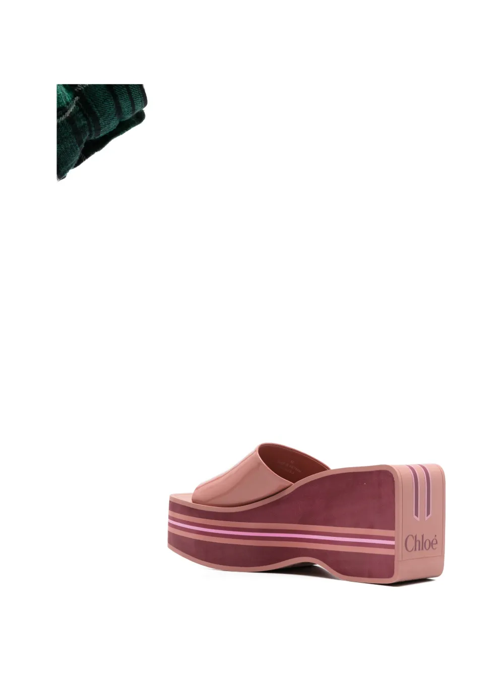 Chloé Swimming wedge sandals Roze