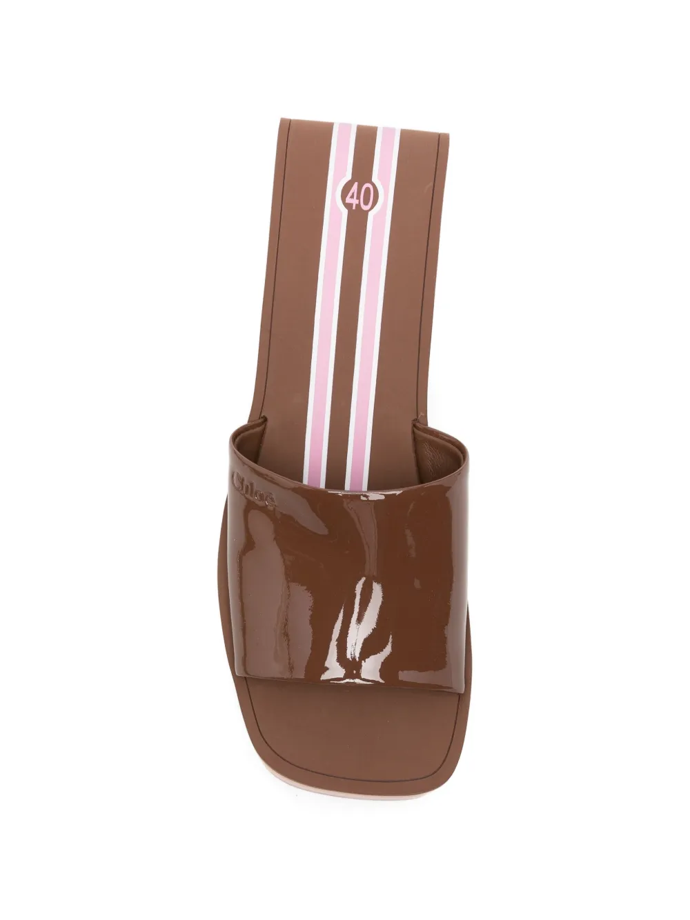 Chloé Swimming wedge sandals Bruin