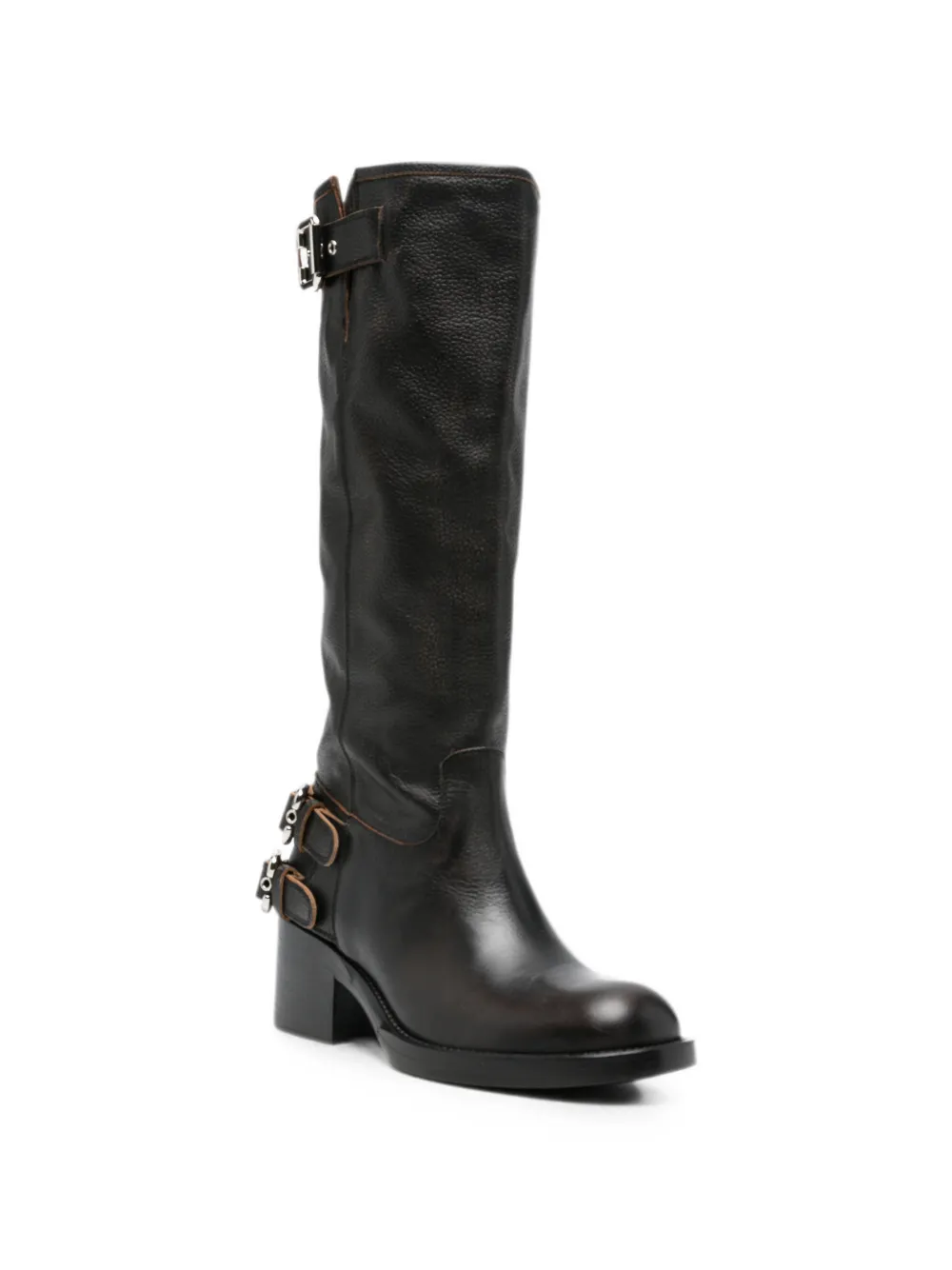 Chloé Dakota buckle-strap boots Zwart