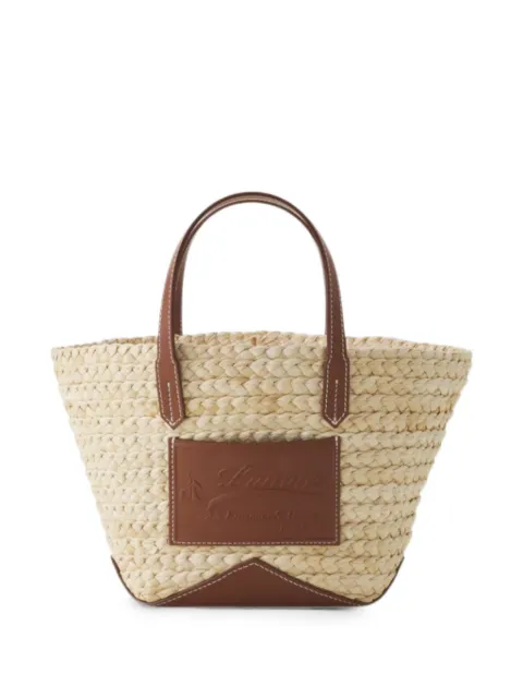 Lanvin bolso shopper con diseño entretejido