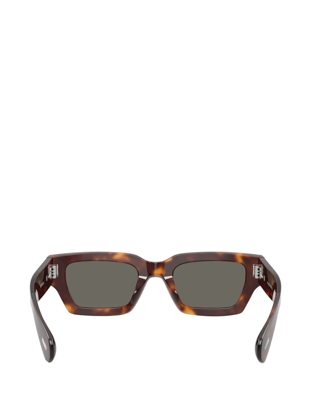 Oliver Peoples Edition 6 zonnebril met rechthoekig montuur en schildpadschild-effect Bruin