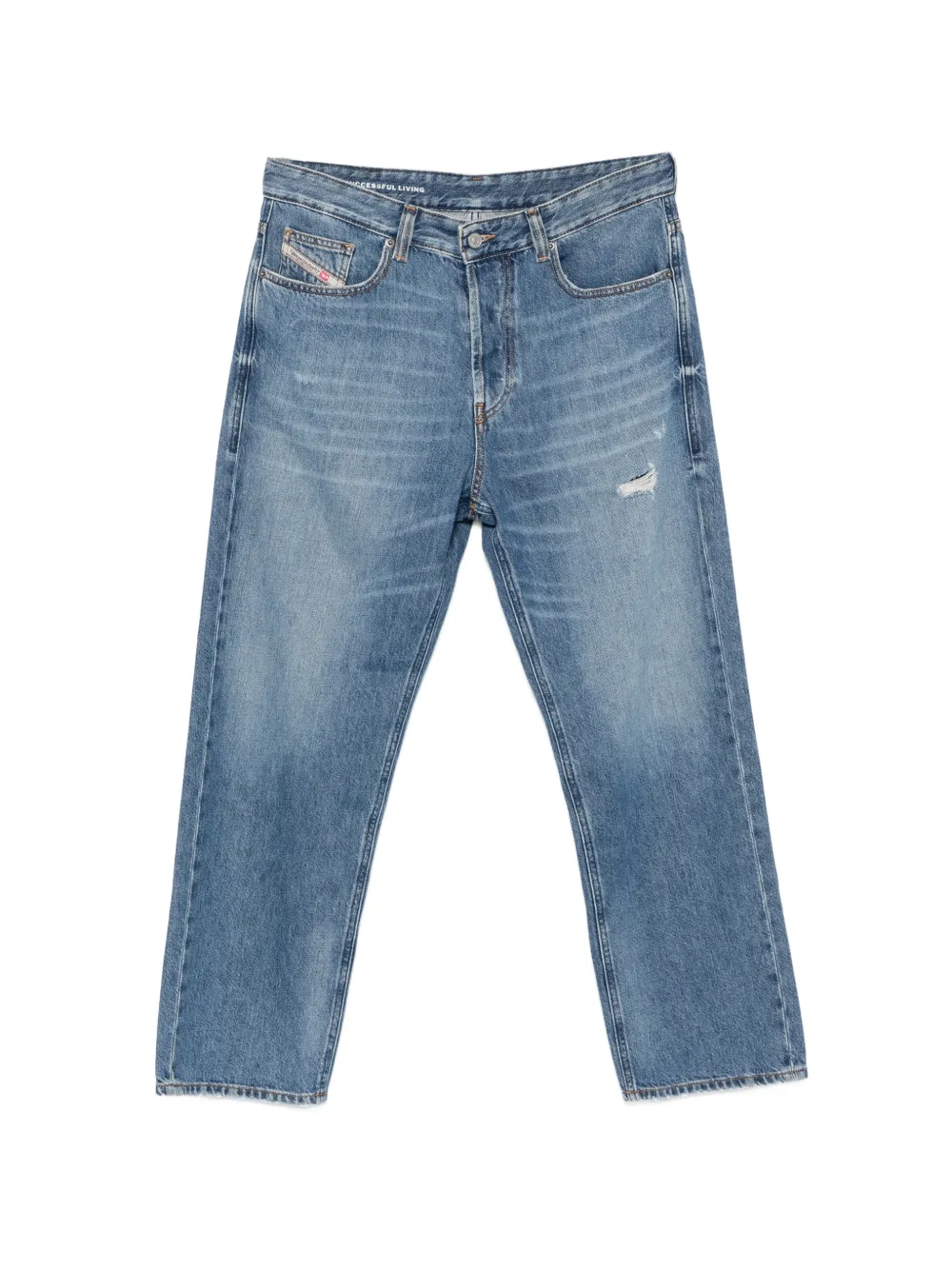 Diesel D-Macs 2024 distressed jeans - Blu