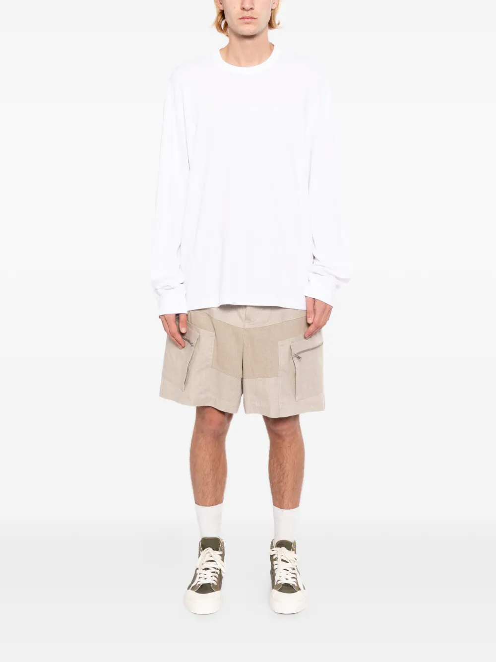 James Perse Jersey T-shirt Wit