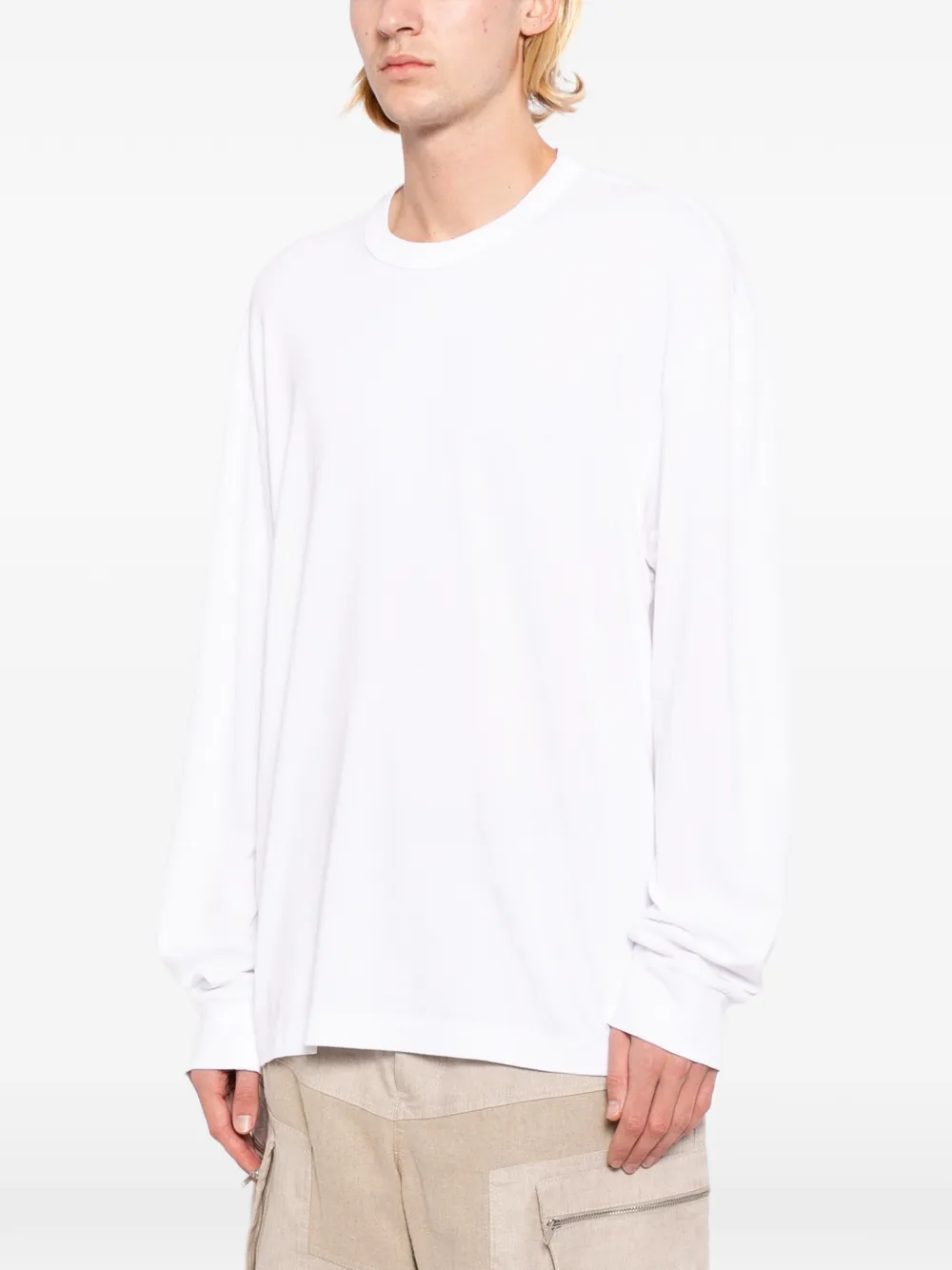 James Perse Jersey T-shirt Wit