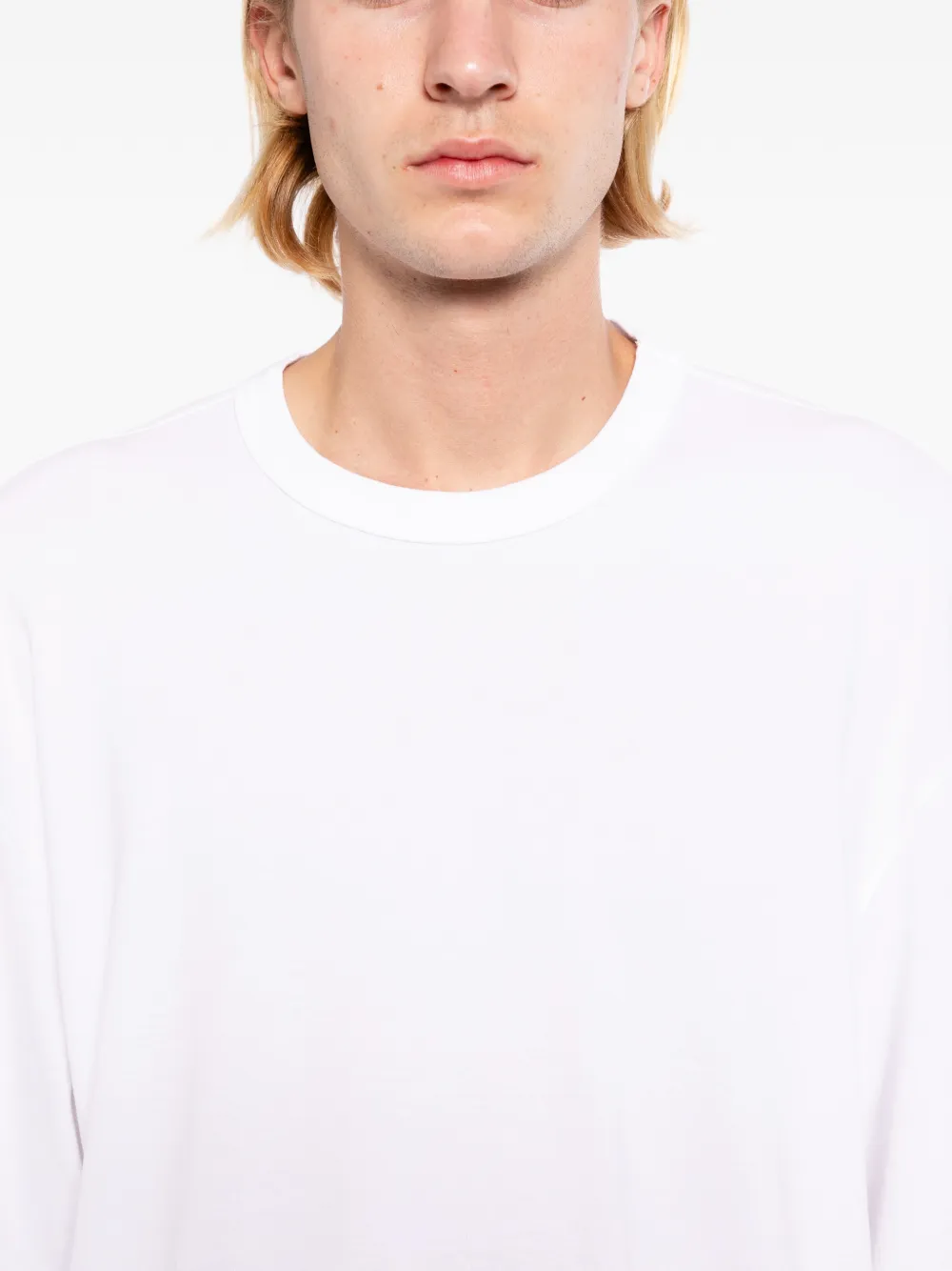 James Perse Jersey T-shirt Wit