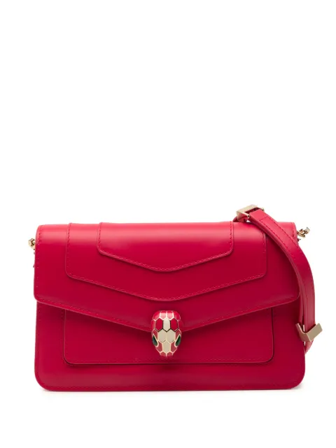 Bvlgari Pre-Owned 2010-2025 Small Calfskin Serpenti Forever East West shoulder bag