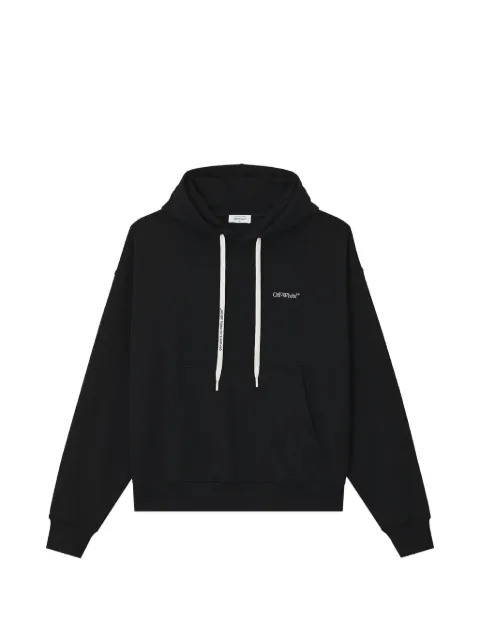 Off-White logo-motif drawstring hoodie