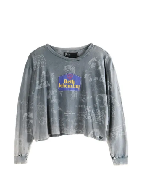 Paly Bethlehem graphic-print distressed T-shirt