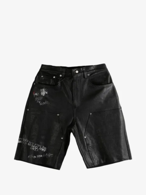 Paly double-knee shorts