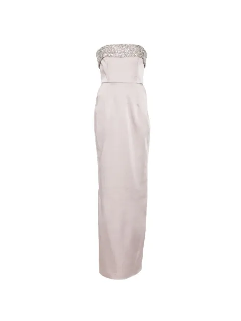 The New Arrivals Ilkyaz Ozel Rhea crystal-embellished maxi dress
