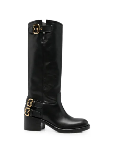 Chloé Dakota buckle-detail knee-high boots