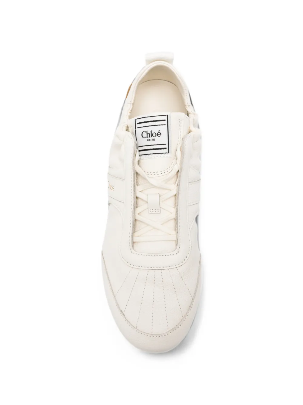Chloé Kick leren sneakers Wit