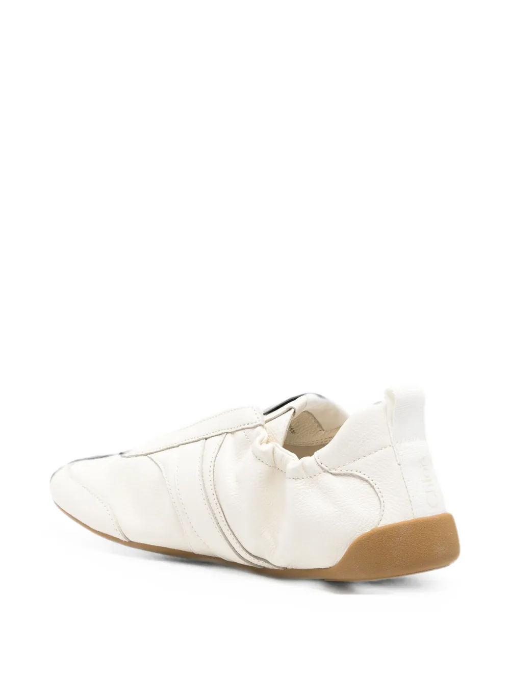 Chloé Kick leren sneakers Wit