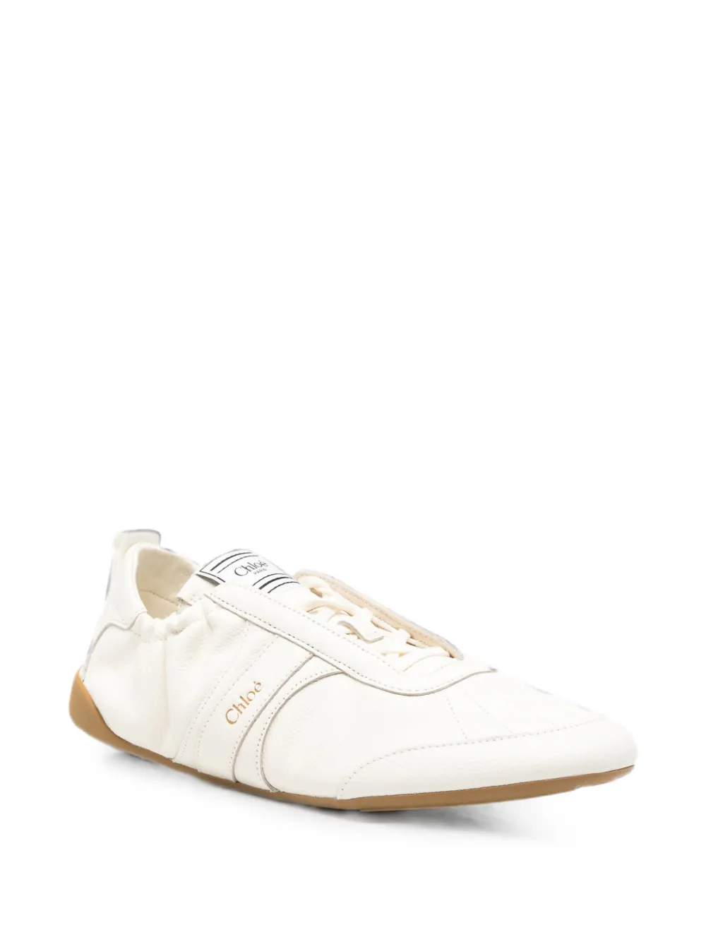 Chloé Kick leren sneakers Wit