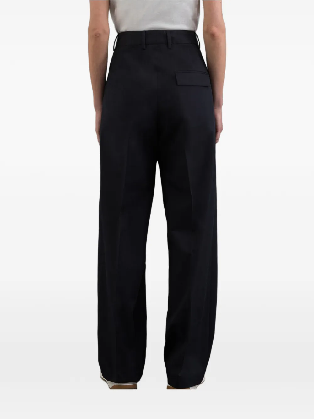 Moorer Ofilia geplooide broek Blauw