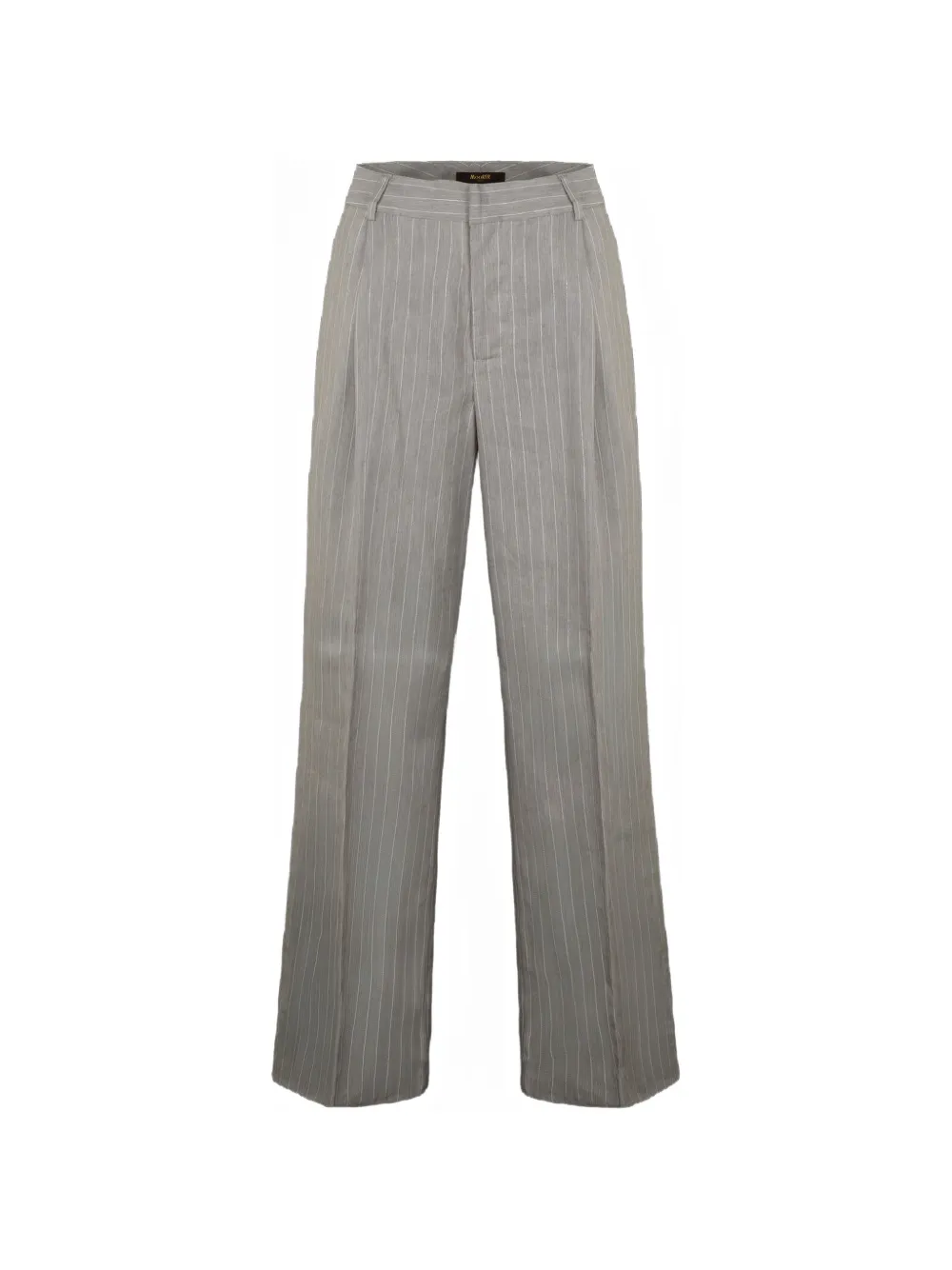 Moorer Ofilia pinstripe pleated trousers - Grigio