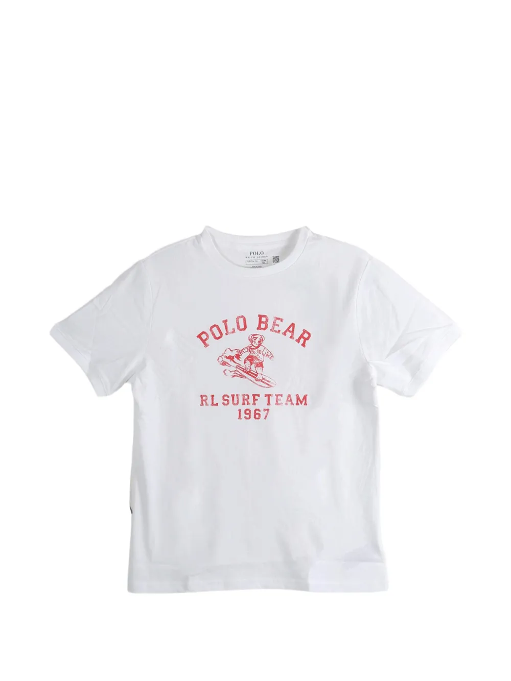 POLO RALPH LAUREN KIDS Polo Bear graphic-print t-shirt - Bianco