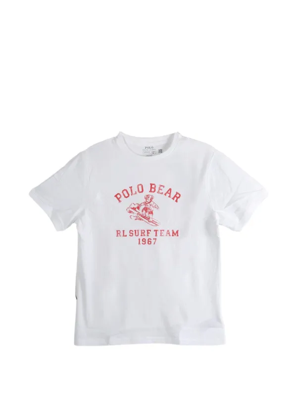 POLO RALPH LAUREN KIDS ポロベア グラフィック Tシャツ | ホワイト