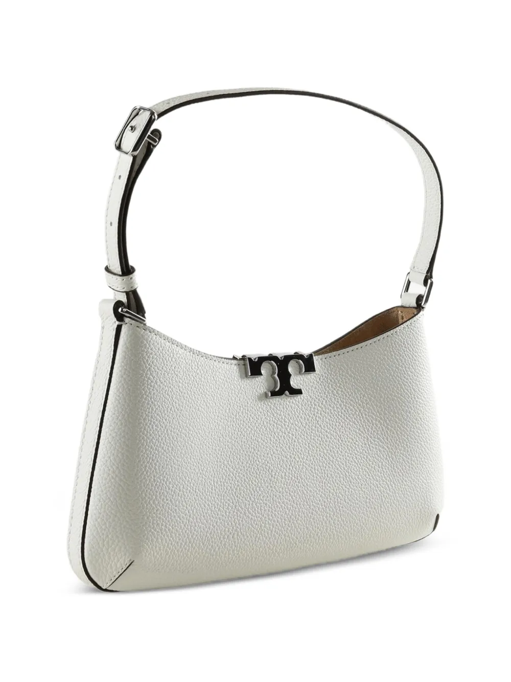 Tory Burch Eleanor Soft Slim Shoulder Bag in White, view 2