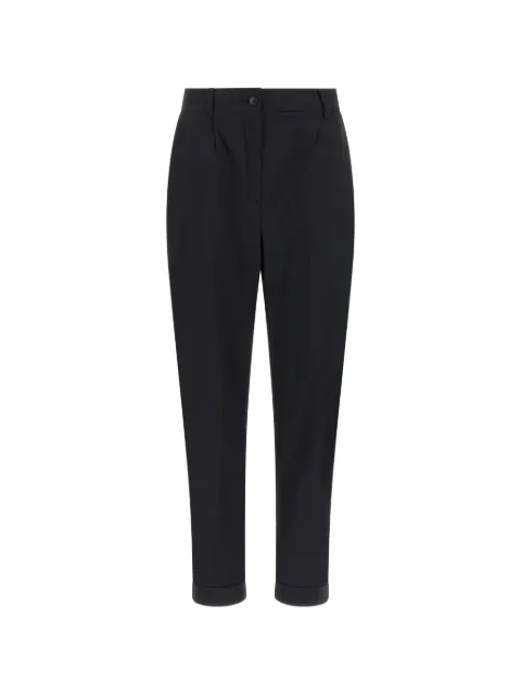 Kiton pleated turn-up trousers