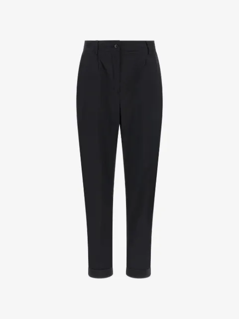 Kiton pantalones con pinzas y dobladillo vuelto