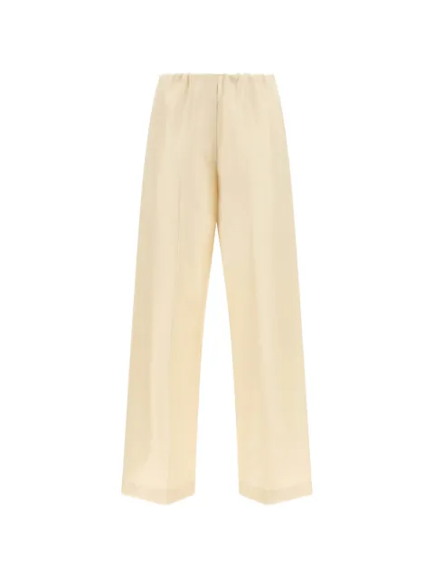 The Row pantalones de seda Beta