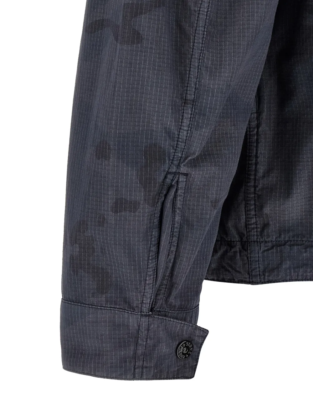 Stone Island Jack met camouflageprint Blauw