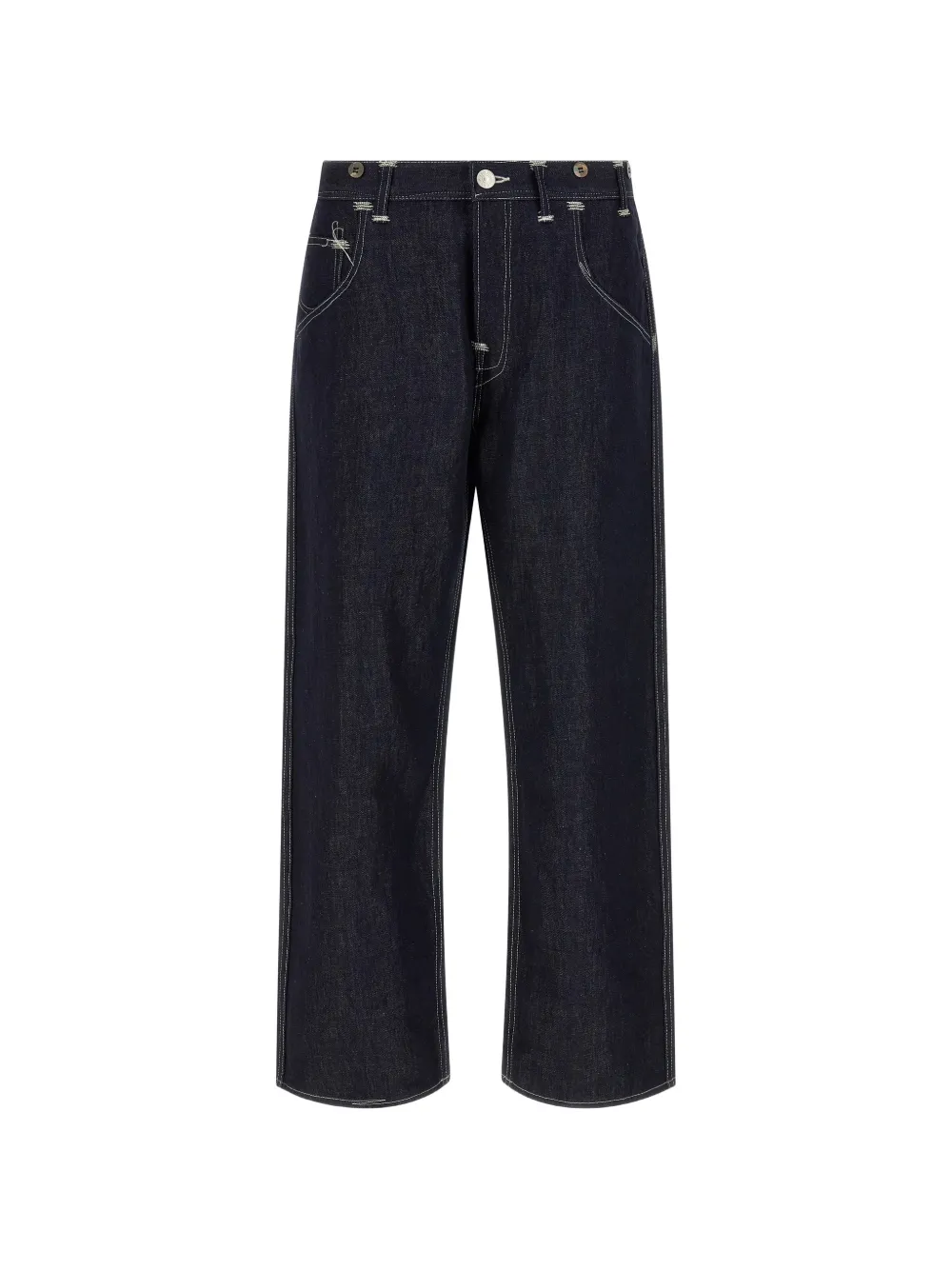 Junya Watanabe x Levis contrast-stitch straight-leg jeans - Blu