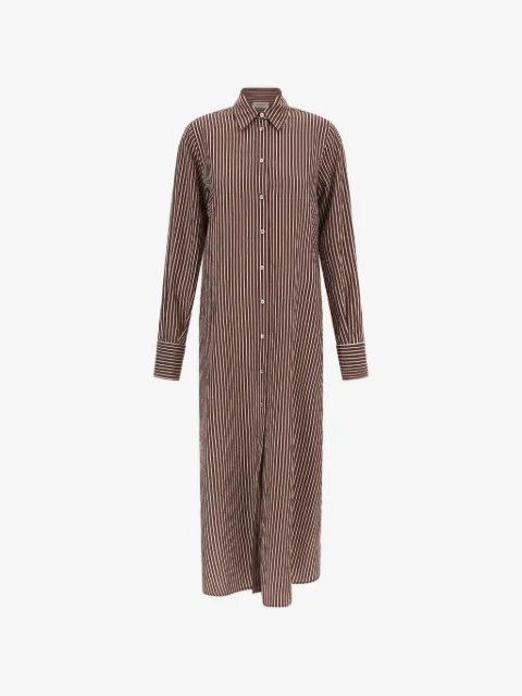 LE TWINS Brina striped midi dress