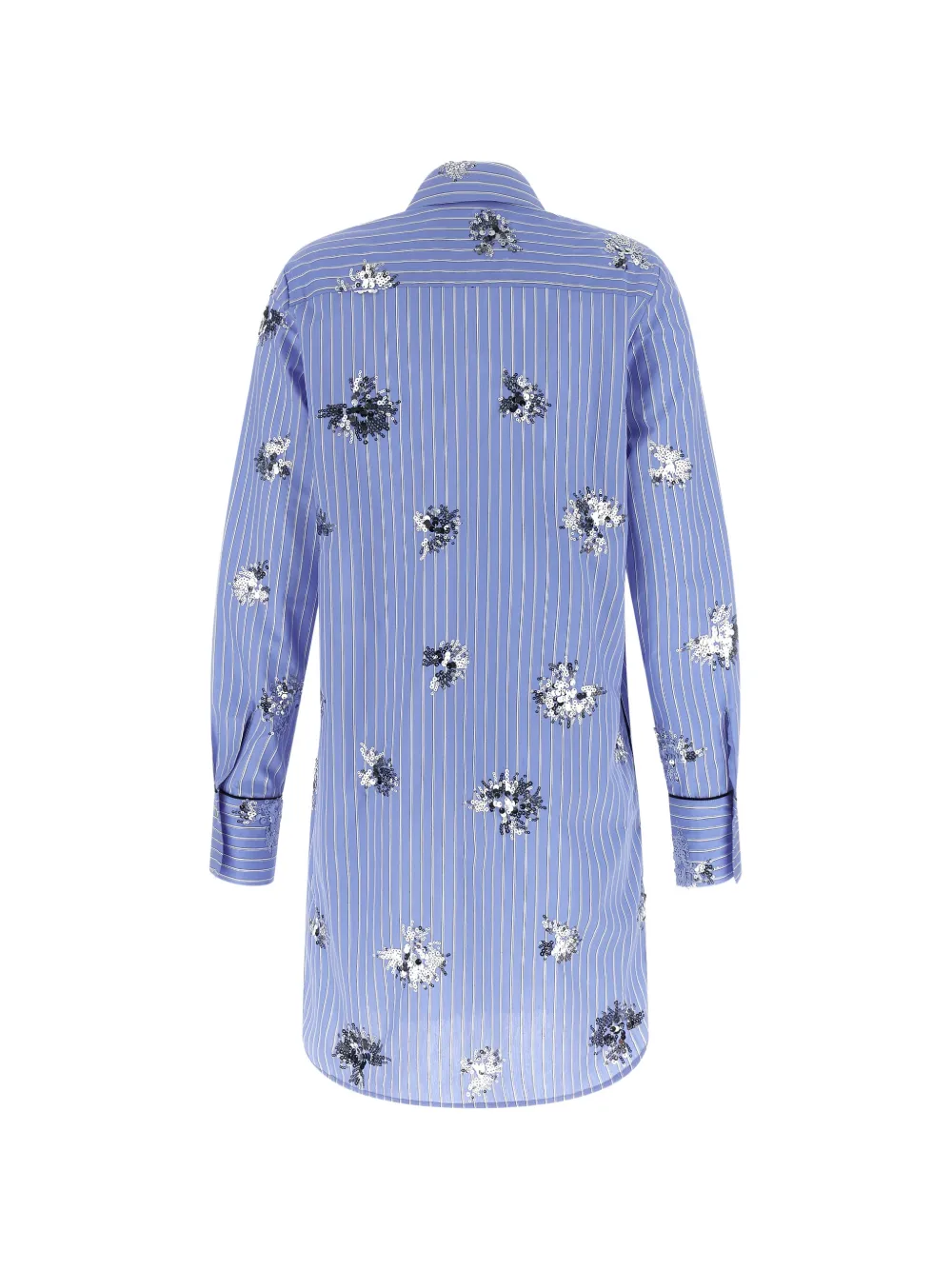  Le Twins Vestido Silenzio A Rayas - Azul 