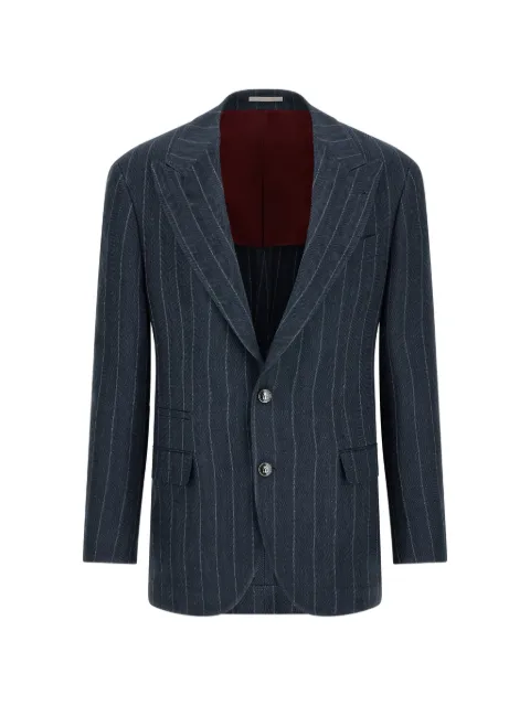 Brunello Cucinelli pinstriped  blazer