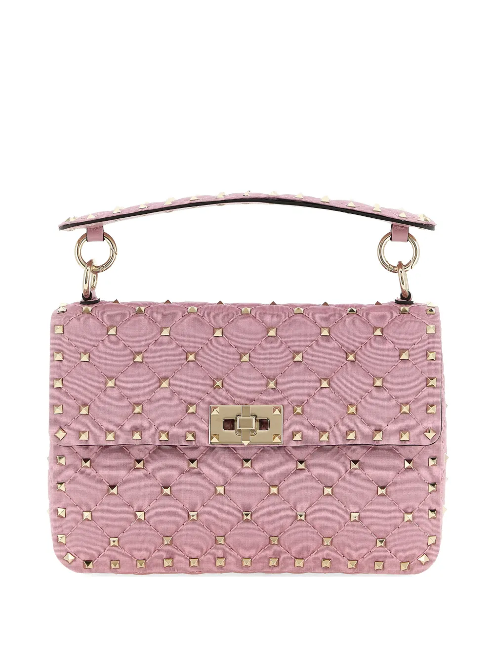 Valentino Garavani Rockstud Spike quilted tote bag - Rosa