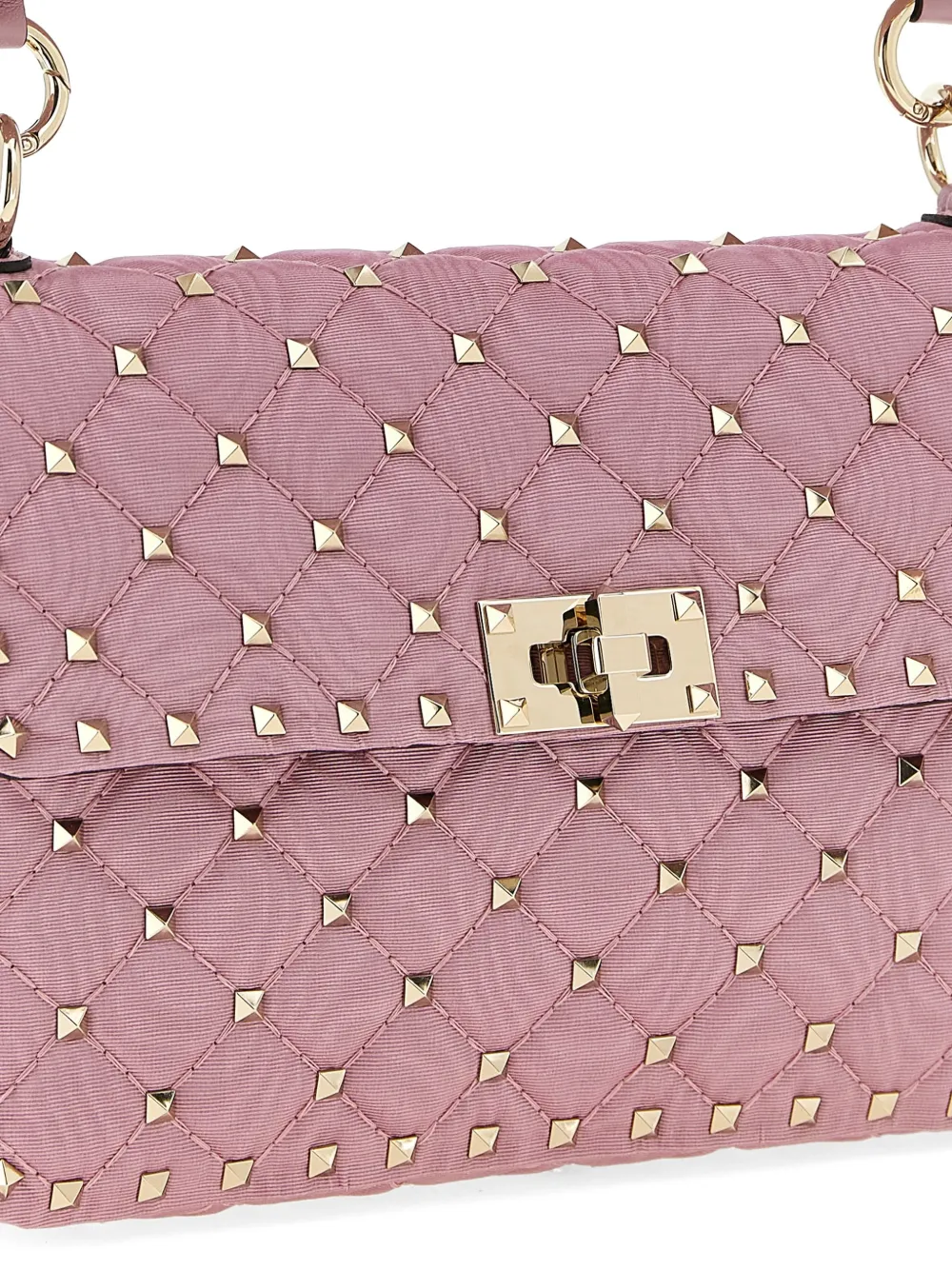 Valentino Garavani Rockstud shopper met spikes Roze