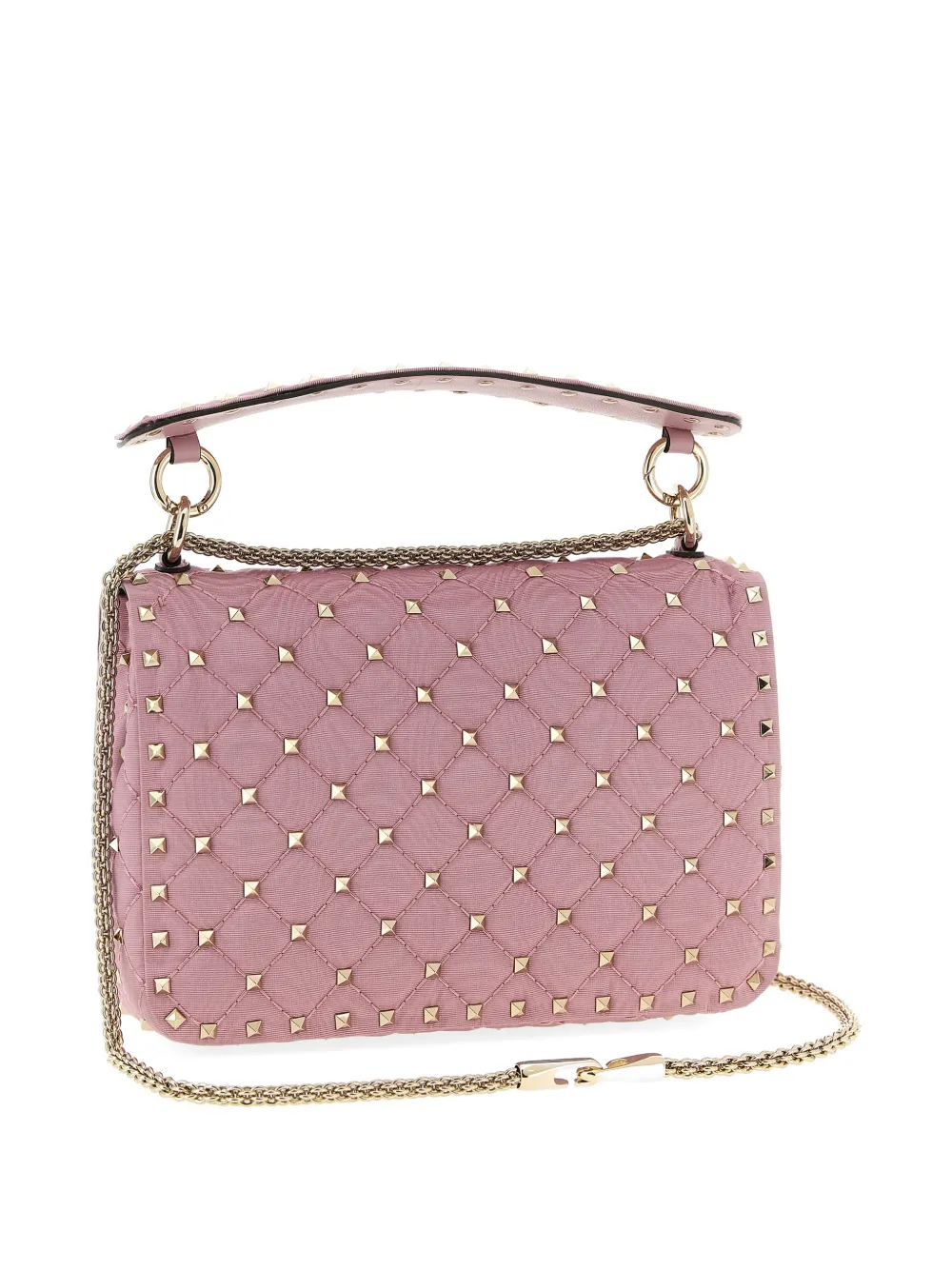 Valentino Garavani Rockstud shopper met spikes Roze