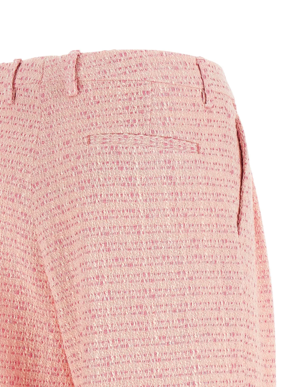 Tagliatore Effie bouclé shorts Roze