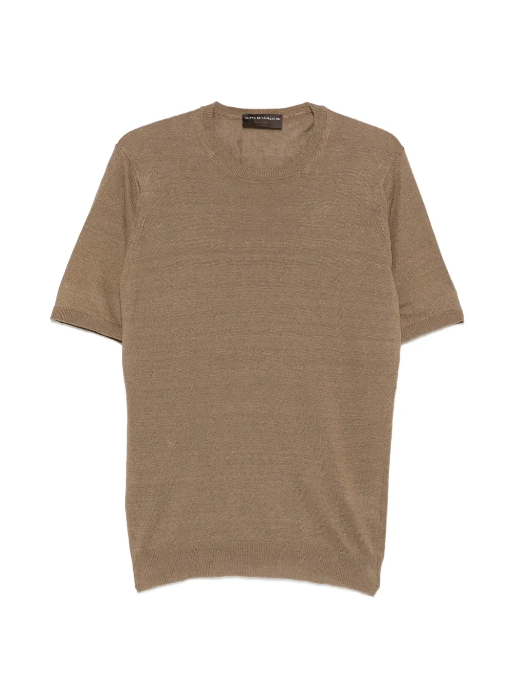 Filippo De Laurentiis short-sleeve sweater - Marrone