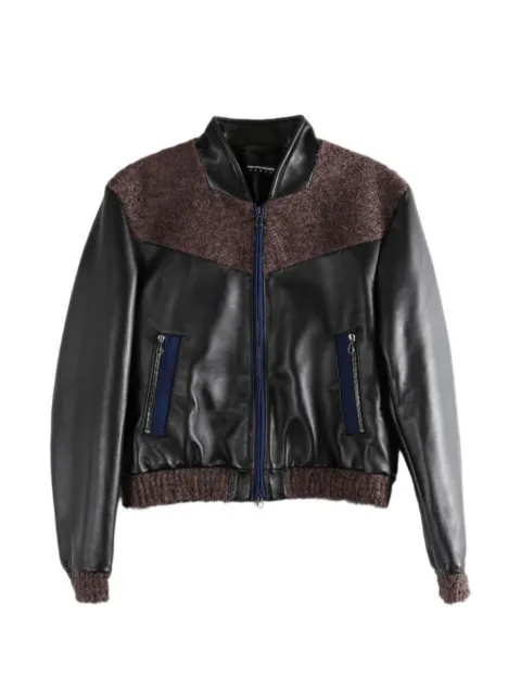 Kiko Kostadinov fleece-panelled zip-up jacket