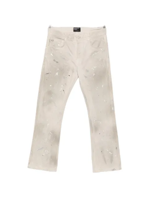 Enfants Riches Déprimés paint-splatter straight-leg jeans