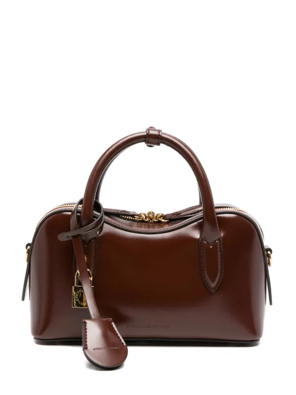 Stella McCartney Small Ryder Padlock-detail Tote Bag in Brown