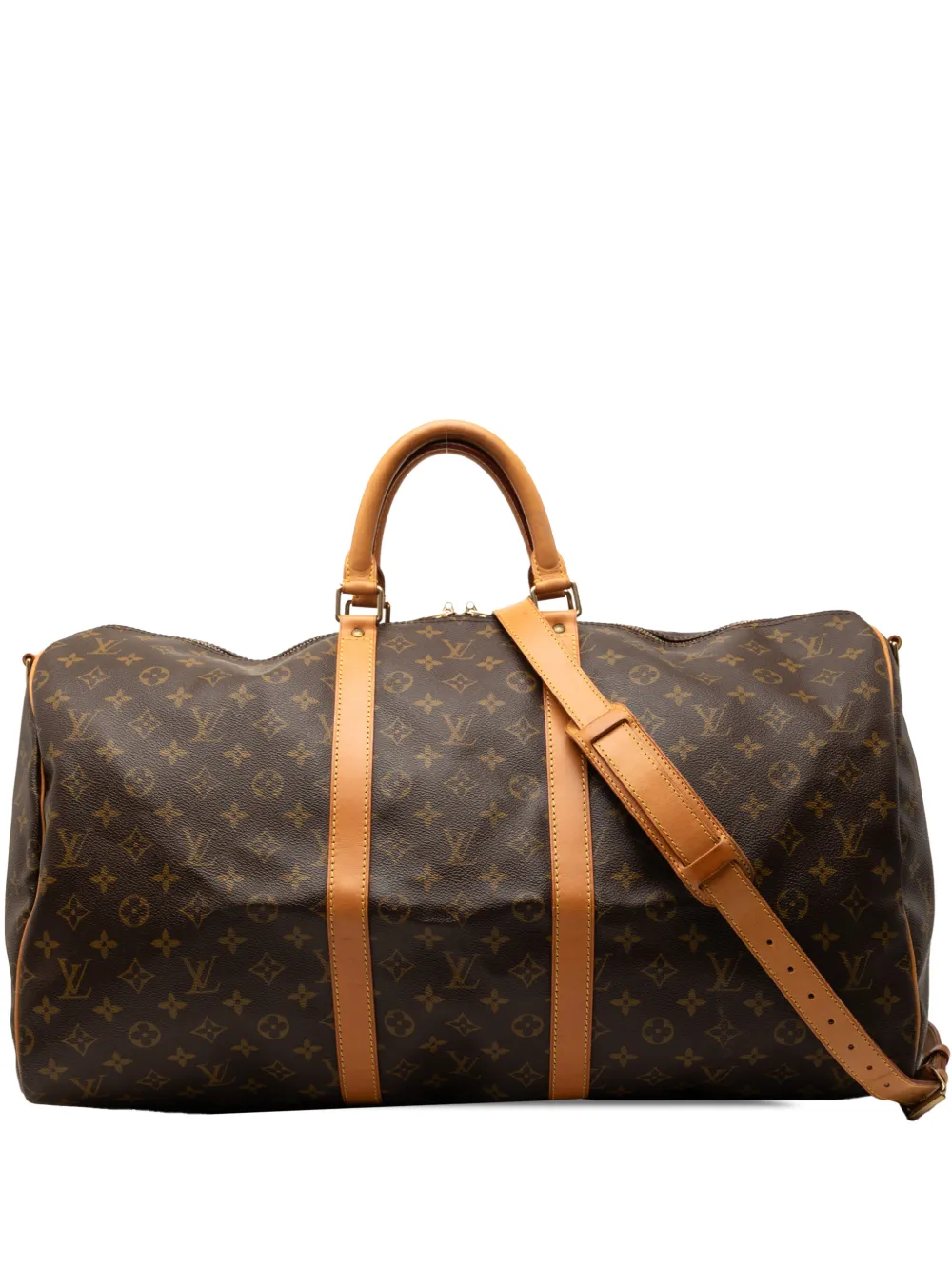 Louis Vuitton Pre-Owned 1995 Monogram Keepall Bandouliere 55 travel bag - Marrone