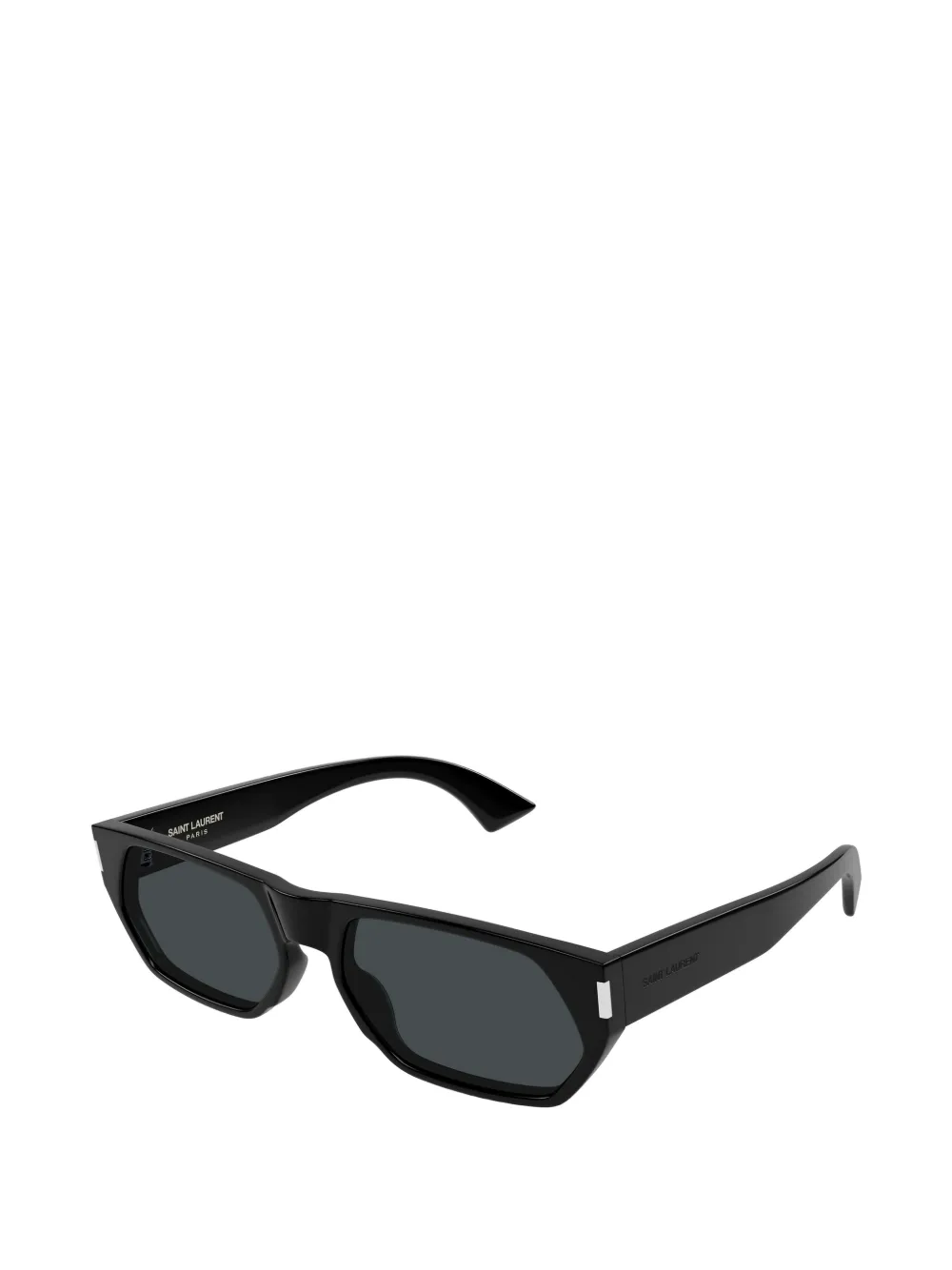 Saint Laurent Eyewear Zonnebril met geometrisch montuur Zwart