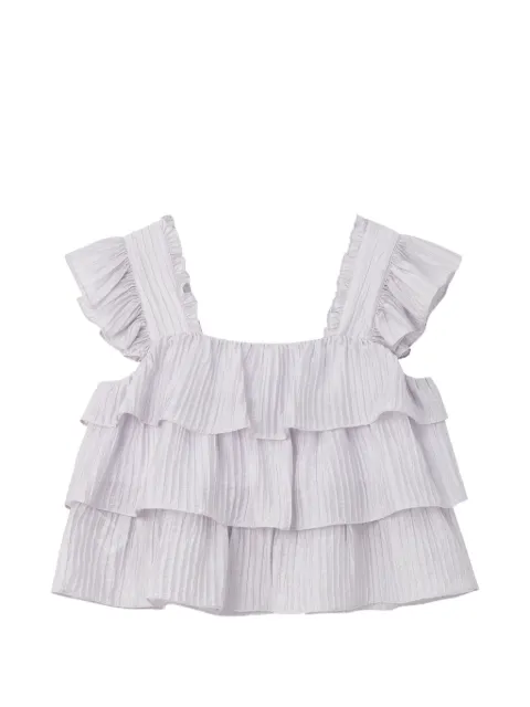 b+ab ruffled tiered top