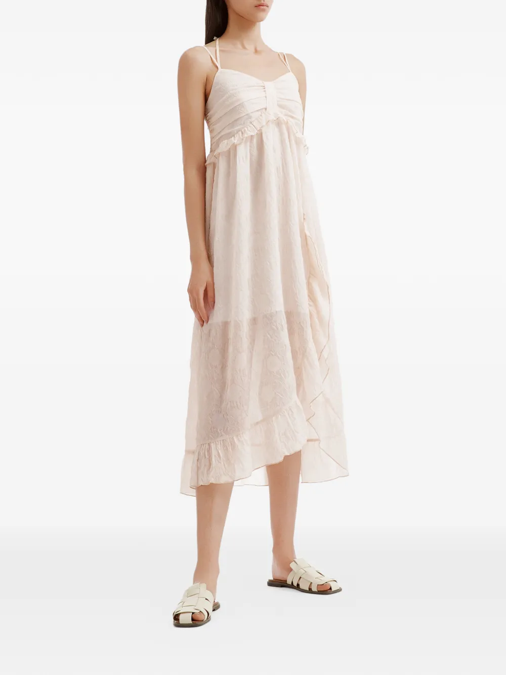 b+ab Asymmetrische jurk Roze