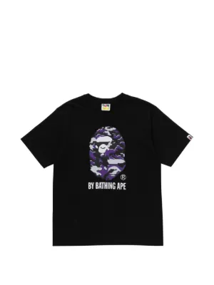 A BATHING APE® ラインストーンロゴ Tシャツ | ブラック | FARFETCH JP