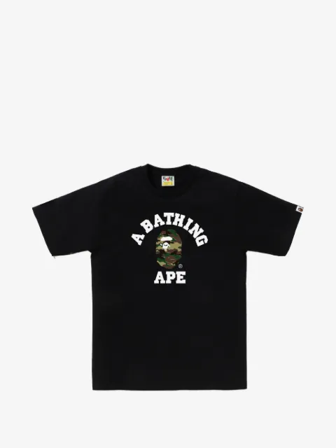 A BATHING APE® t-shirt à imprimé camouflage
